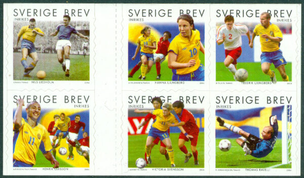 Sverige - F 2415-2420 Svensk fotboll, 6 kpl **