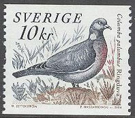 Sverige – F 2435 Duvor – Ringduva, märke **