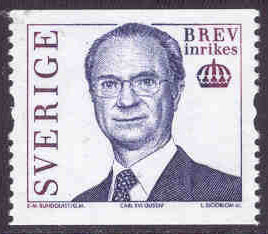 Sverige – F 2464 Carl XVI Gustaf, inrikes brev **