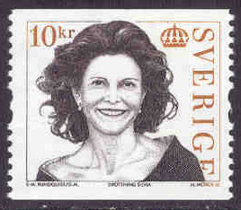 Sverige – F 2465 Drottning Silvia, 10 kr **