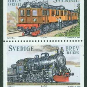 Sverige – F 2531-2536 Härliga tåg, 6 kpl **