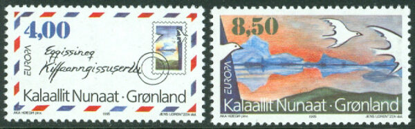 Grönland - F  262-263 Europa 1995. Fred och frihet, 2 kpl **