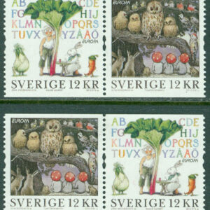 Sverige – F 2750-2751 Europa 2010, barnböcker. 4 kpl **