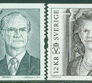 Sverige – F 2768-2769 Kung Carl XVI Gustaf och drottning Silvia, 2 kpl **