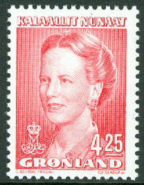 Grönland – F  283b Drottning Margrethe, typ IV, 4.25 kr **