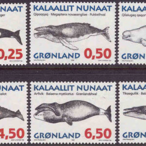 Grönland – F  287-292 Valar I, 6 kpl **