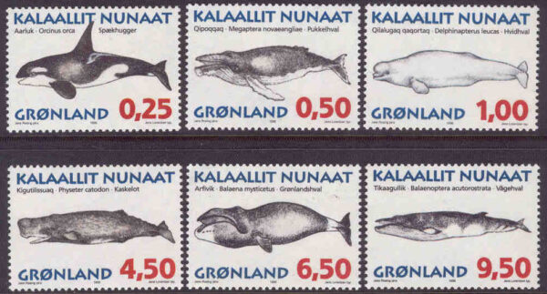 Grönland - F  287-292 Valar I, 6 kpl **