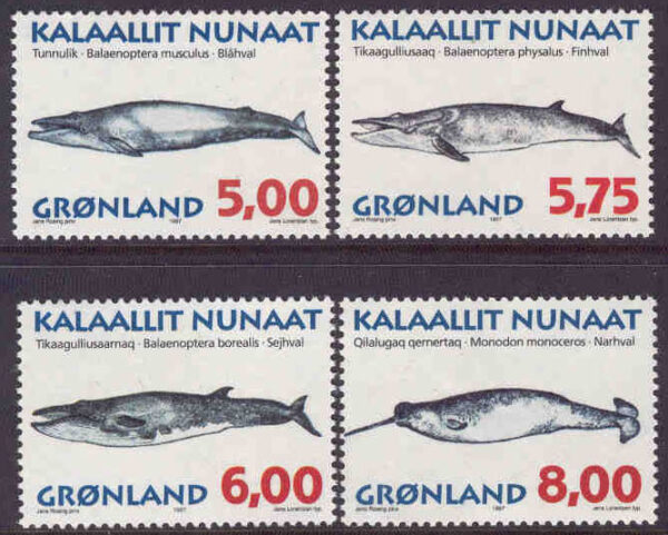 Grönland - F  306-309 Valar II, 4 kpl **