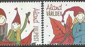 Åland – F  319-320 Julfrimärken 2009 – Tomtebarn, 2 kpl **