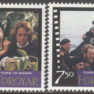 Färöarna – F  322-325 Filmen Barbara, 4 kpl **