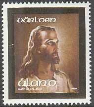 Åland – F  323 Konst – Head of Christ, 1 kpl **