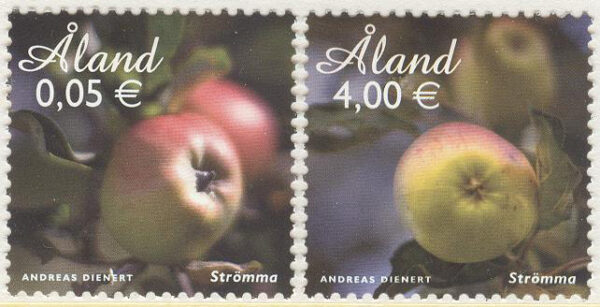 Åland - F  346-347 Äpplen - Strömma, 2 kpl **