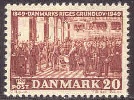 Danmark – F  347 Grundlagen 100 år, 1 kpl**