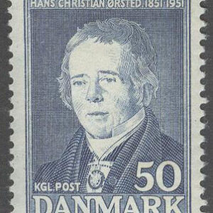 Danmark – F  353 H C Örsted, fysiker, 1 kpl **