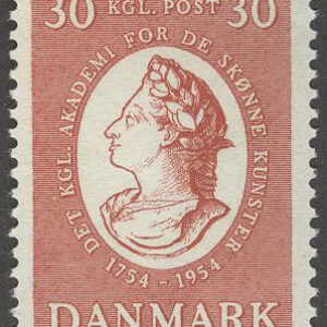 Danmark – F  373 Konstakademien 200 år, 1 kpl **