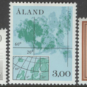 Åland – F    4-6 Olika motiv. Flagga – Karta – Sigill, 3 kpl **