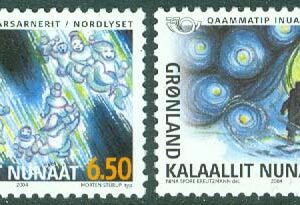 Grönland – F  410-411 Nordisk mytologi, 2 kpl **