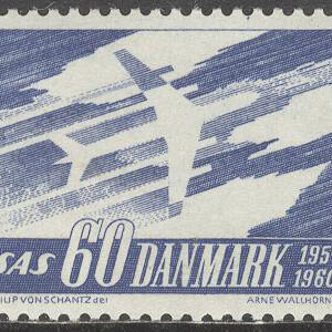 Danmark – F  414 a SAS 10 år, 1 kpl **