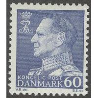 Danmark – F  421 a Frederik IX 60 öre blå **