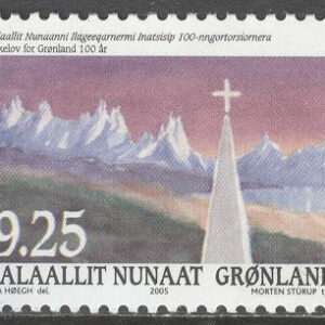 Grönland – F  425 Kyrklagen på Grönland 100 år, 1 kpl **