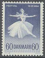 Danmark – F  429 b Köpenhamnsfestivalerna, 60 öre **