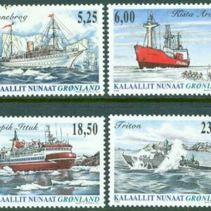 Grönland – F  435-438 Skepp IV, 4 kpl **
