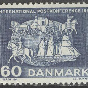 Danmark – F  440a Postkonferensen 1963, 1 kpl **