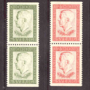 Sverige – F  442-444 Gustaf VI Adolf 70 år, 7 kpl **