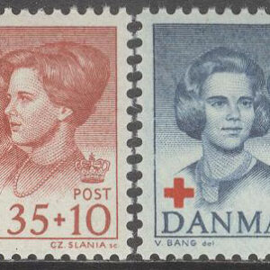 Danmark – F  447-448 Röda Korset – Danmarks prinsessor, 2 kpl **