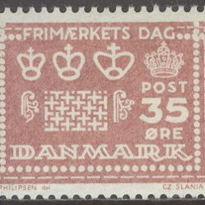 Danmark – F  450 b Frimärkets Dag 25 år 1964, märke kpl **