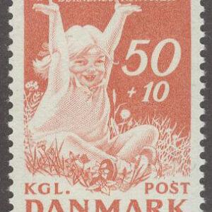 Danmark – F  462 Barnens Kontor – Skrattande flicka, 1 kpl **