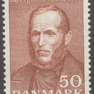 Danmark – F  467 a Christen Kold 150 år – Lärare, märke kpl **
