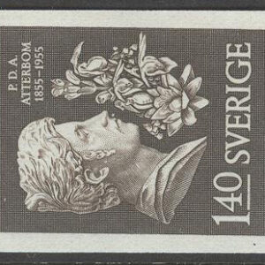 Sverige – F  477 x 5 Pehr Daniel Amadeus Atterbom, 1,40 kr brun, 5-strip kpl **