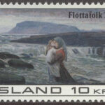 Island – F  487 Flykting 71 – Konst, 1 kpl **