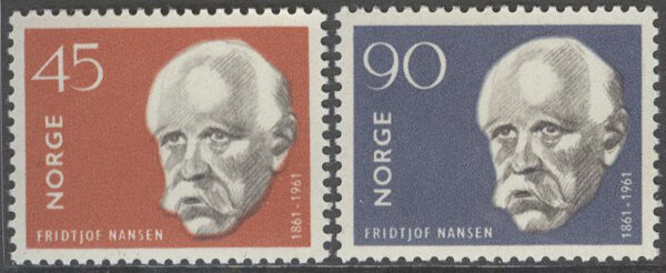 Norge - F  493-494 Fridtjof Nansen III, 2 kpl **