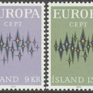 Island – F  498-499 Europa CEPT 1972, 2 kpl **