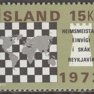 Island – F  501 Sport – VM i Schack 1972, 1 kpl **