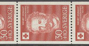 Sverige – F  502 A x 5 Röda Korsidén 100 år, 5-strip kpl **