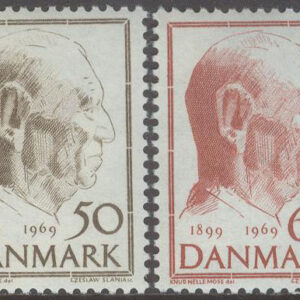 Danmark – F  503-504 Frederik IX:s 70-årsdag, 2 kpl **