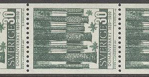 Sverige – F  505 A x 5 Domänverket 100 år, 5-strip kpl **
