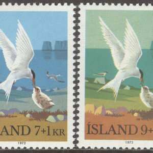 Island – F  506-507 Fåglar – Silvertärna, 2 kpl **