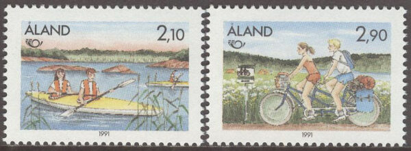 Åland - F   51-52 Norden I. Turism. 2 kpl **