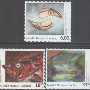Grönland – F  513-515 Samtida konst III, 3 kpl **