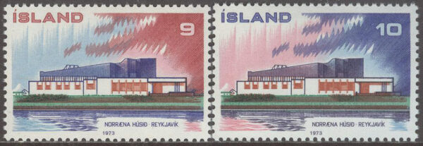 Island - F  515-516 Norden III - Nordens Hus, Reykjavik, 2 kpl **
