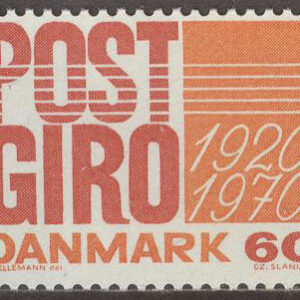 Danmark – F  516 Postgirot 50 år, 1 kpl **