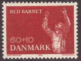 Danmark – F  518 ” Red Barnet”, 1 kpl **
