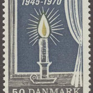 Danmark – F  519 25-års minnet av befrielsen, märke kpl **