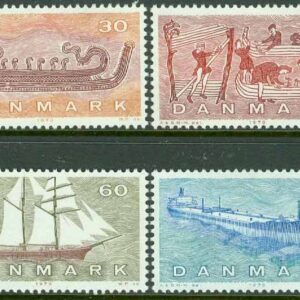 Danmark – F  526-529 Fartyg, 4 kpl **