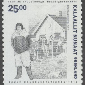 Grönland – F  537 Handelsstationen Thule 100 år, 1 kpl **