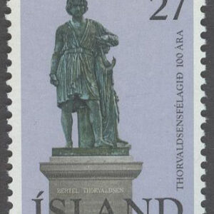 Island – F  548 Thorvaldsenföreningen 100 år, 1 kpl **